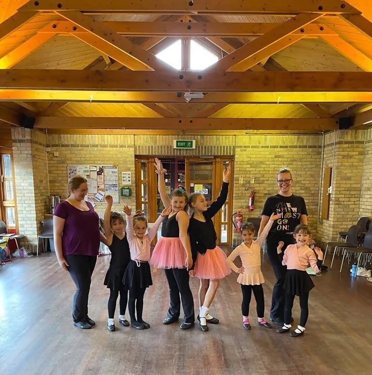 Pre-school ballet class with their teachers at Karen Chapman School of Dancing in Harlow