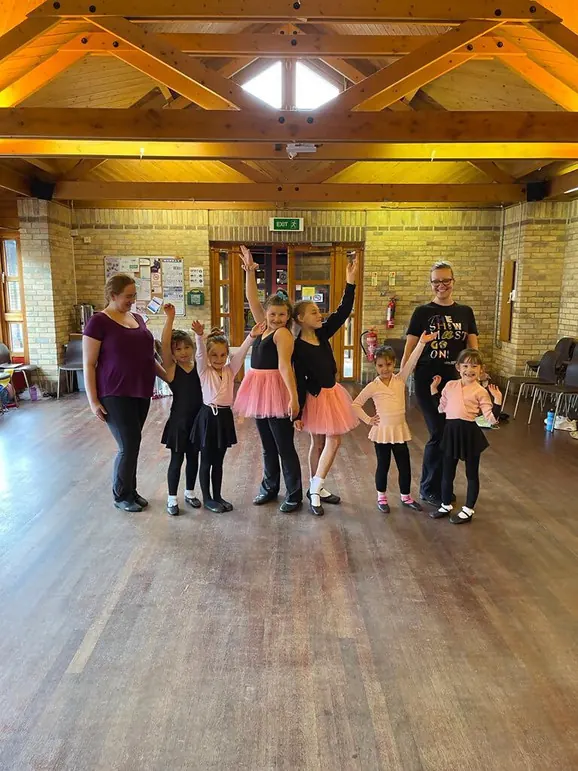 Pupils in costume before an annual show in Harlow